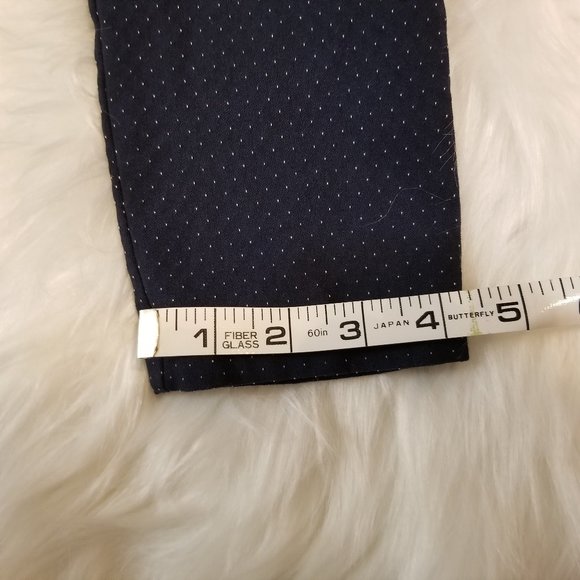 Tommy Hilfiger Women's Pull-on Mid-Rise Pants Navy/Polka Dot - Picture 6 of 12